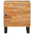 vidaXL Nočný stolík 2 ks Hnedá 40 x 33 x 46 cm Masívne mango drevo