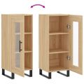 vidaXL Komoda dub sonoma 34,5x34x90 cm spracované drevo