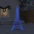 vidaXL LED vianočný stromček 363 LED modré 182 cm