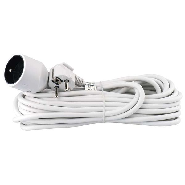 Prodlužovací kabel EMOS P0110 spojka 10m, bílý / PVC / 1 mm2