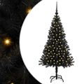vidaXL Vianočný stromček Čierna 120 cm PVC