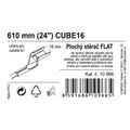 Stierač FLAT BULK (CUBE16) 24"/610 mm