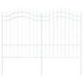 vidaXL Záhradný plot WOERDEN 240 x 190 cm Povrchovo upravená oceľ
