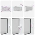 vidaXL Otočné a sklopné okno do suterénu RISOR 100 x 60 cm PVC a sklo