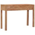 vidaXL Konzolový stolík 110x35x75 cm teakový masív