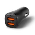 Spigen Essential EV302 2-Port 30W Nabíjačka do auta čierna