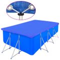 vidaXL Krycie plachty na bazén 2 ks PE obdĺžnikové 90 g/m² 540x270 cm