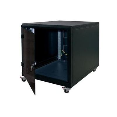 19'' kontajner.rozvádzač 12U,hl.1000mm,nosnosť 200kg čierny