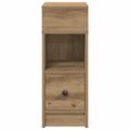 vidaXL Nočné skrinky 2 ks so zásuvkou dub artisan 25x31x66 cm
