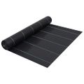 vidaXL Tkanina proti burine PP 2x150 m čierna