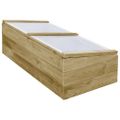 vidaXL Skleník, impregnovaná borovica 100x50x35 cm