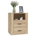 vidaXL Nočný stolík dub sonoma 50x36x60 cm spracované drevo