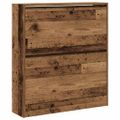 vidaXL Skriňa na topánky 80 x 21 x 87,5 cm Kompozitné drevo