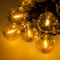 Forever Light LED Solar Garland SUNARI FLS-125 5,5m + 10 bulbs gold G40 IP44