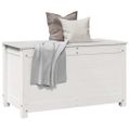 vidaXL Úložný box biely 80x40x45,5 cm masívna borovica