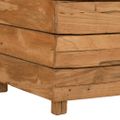 vidaXL Vyvýšený záhon 150x40x72 cm, recyklované tíkové drevo a oceľ