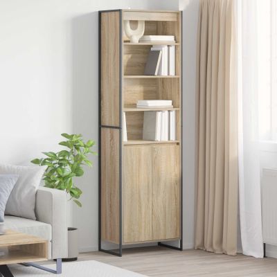 vidaXL Vysoké skrinky Sonoma 60 x 36 x 200 cm Kompozitné drevo