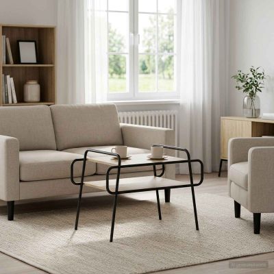 vidaXL Konferenčný stolík Dub sonoma 70 x 50 x 51 cm Kompozitné drevo