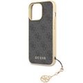 Puzdro Guess pre iPhone 14 Pro 6,7" GUHCP14XGF4GGR sivá HC PU 4G Charm