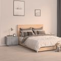 vidaXL Nočný stolík sivý sonoma 100x35x40 cm spracované drevo