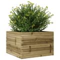 vidaXL Záhradný kvetináč 70x70x45,5 cm impregnovaná borovica