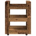vidaXL Kuchynský vozík Dubové drevo 60 x 45 x 80 cm Kompozitné drevo