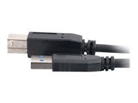 USB A na B kábel - USB 3.0 - M/M - Kábel USB - USB typ A (samec) do USB Type B (samec) - USB 3.0 - 1 m - čierna