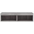 vidaXL TV skrinky s LED svetlami 2 ks sivé sonoma 60x30x30 cm