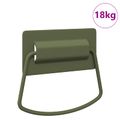 vidaXL Rukoväte na kuchyňu Olivová zelená 85 x 45 mm Kov