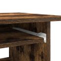 vidaXL Stôl dymový dub 80x45x74 cm spracované drevo