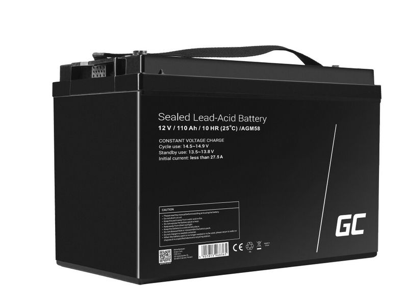 Green Cell AGM58 VRLA bezúdržbová batéria 12V 110Ah