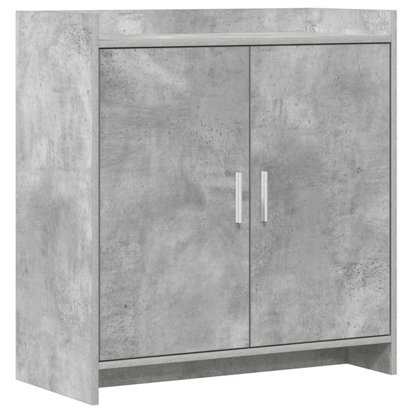 vidaXL Servírovacia skriňa Betónovo sivá 72 x 36 x 80 cm