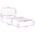 vidaXL Rám postele bez matraca tmavozelený 80x200 cm zamat