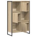 vidaXL Knižnica 68 x 30 x 108.5 cm Kompozitné drevo Sonoma