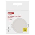 Mikrovlnný senzor prítomnosti IP20 24GHZ 2000W, biela