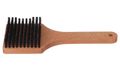 Plochý kartáč na čistenie plášťa pneumatiky jazdného bicykla CAR DETAILING WOOD BRUSH 4 SIXTOL