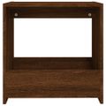 vidaXL Bočný stolík hnedý dub 50x26x50 cm spracované drevo