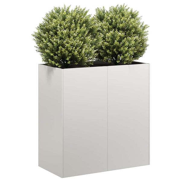 VidaXL kvetináč 80x40x80 cm Nerezová oceľ
