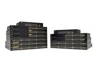 Prepínač - L3 - inteligentný - 16 x 10/100/1000 + 2 x kombinovaný Gigabit Ethernet/Gigabit SFP - Lze montovať do rozvádzača - repasované