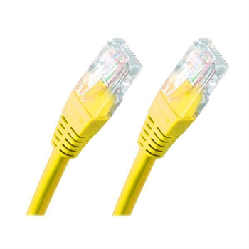 UTP Patch Kábel RJ45 CAT5E 0,25 m 8P8C 1:1 žltá UTP Patch Kabel RJ45 CAT5E 0,25m 8P8C 1:1 žlutá