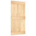 vidaXL Posuvné dvere 100 x 210 cm Prírodná a biela
