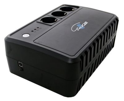 EUROCASE záložný zdroj EA200PRO+ 600VA, pure sin wave, 3x zásuvka Záložný zdroj, 360W, 600VA, pure sin wave, 3x zásuvka