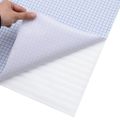 vidaXL Okenná fólia matná dizajn s pruhmi 60x2000 cm PVC