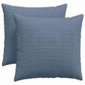 vidaXL Vankúše na pohovku 2 pcs Modrá 45 x 45 cm Kordúrová tkanina