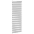 vidaXL Zebra roleta svetlosivá 80x200 cm šírka látky 75,9 cm polyester