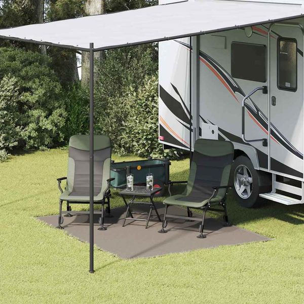 vidaXL Koberec do stanu Svetlosivá 200 x 250 cm Polyetylén