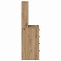 vidaXL Highboard dub artisan 40 x 41 x 135 cm Kompozitné drevo
