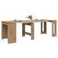 vidaXL Jedálenský stôl 240 x 85 x 75 cm Kompozitné drevo Dub artisan