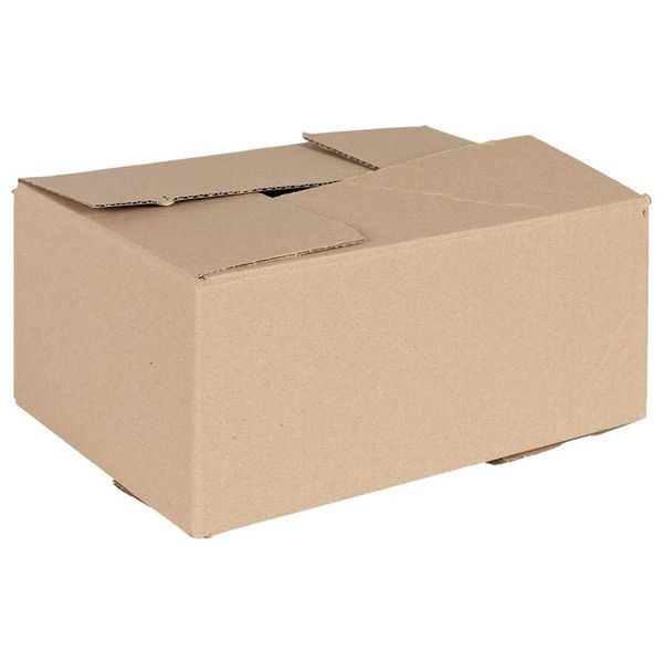 vidaXL Skladací box 50 pcs Prírodná 30 x 21,5 x 14 cm Kartón