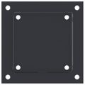 vidaXL podstavce stĺpikov štvorcové 4 ks Antracit 141x141 mm